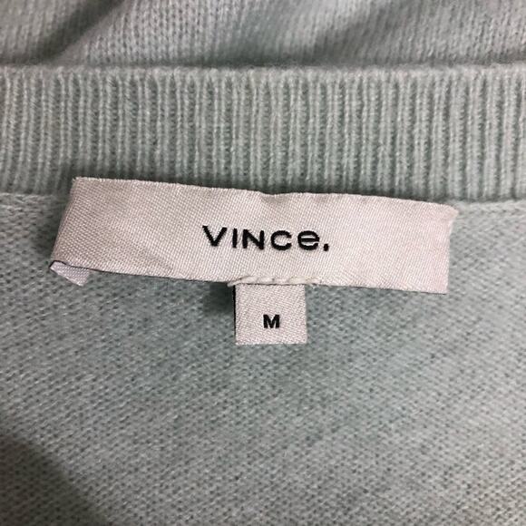 Vince Weekend V-neck Cashmere Sweater Medium EUC - Picture 5 of 10